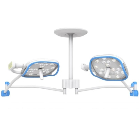 Lampa zabiegowo-operacyjna bezcieniowa dwuczaszowa S200DC sufitowa